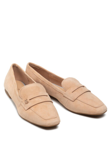Tommy Hilfiger Лоуфъри Feminine Flat Loafer FW0FW06161 Sandrift ABR - Mera.bg