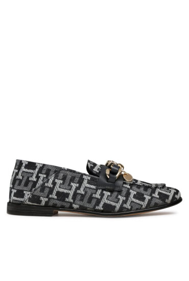 Tommy Hilfiger Лоуфъри Chain Loafer Denim FW0FW06930 Denim Monogram 0G4 - Mera.bg
