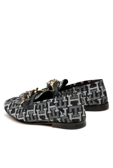 Tommy Hilfiger Лоуфъри Chain Loafer Denim FW0FW06930 Denim Monogram 0G4 - Mera.bg