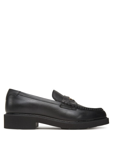 Tommy Hilfiger Лоуфъри Crest Squarish Toe Penny Loafer FW0FW08633 Черен - Mera.bg