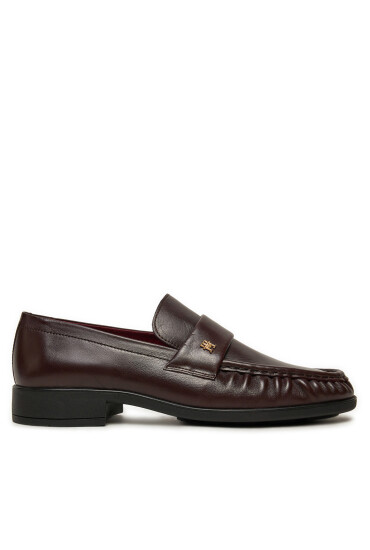 Tommy Hilfiger Лоуфъри Loafer Soft Nappa Pleated Toe FW0FW08362 Бордо - Mera.bg