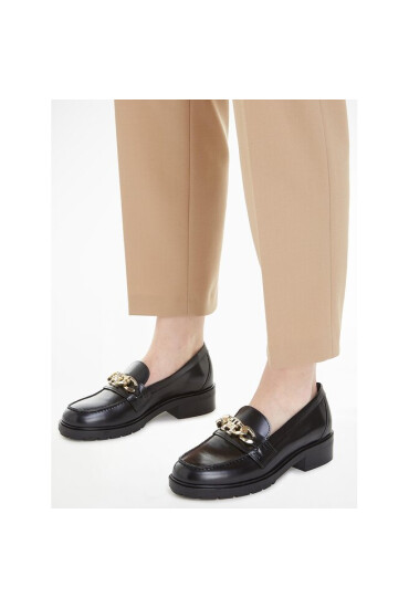 Tommy Hilfiger лоуфъри с дебела подметка Th Chain Loafer FW0FW07517 Black BDS - Mera.bg