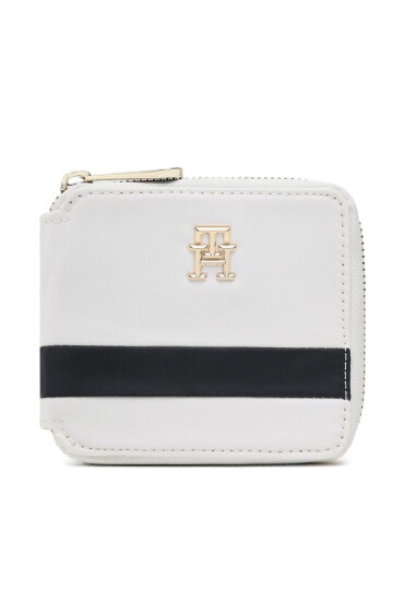 Tommy Hilfiger Малък дамски портфейл Poppy Med Za Stripess AW0AW14779 0GY - Mera.bg