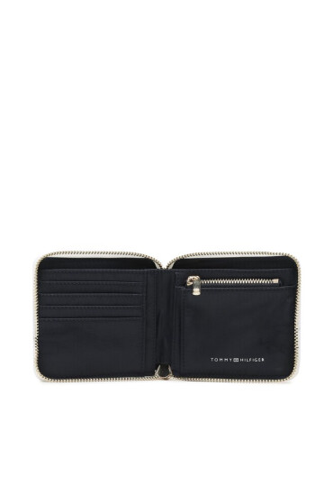 Tommy Hilfiger Малък дамски портфейл Poppy Med Za Stripess AW0AW14779 0GY - Mera.bg