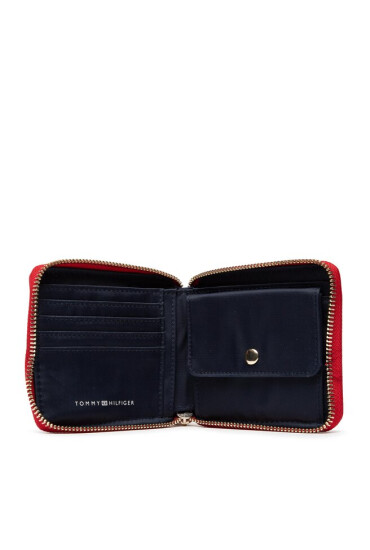 Tommy Hilfiger Малък дамски портфейл Poppy Med Za Corp AW0AW13656 XLG - Mera.bg