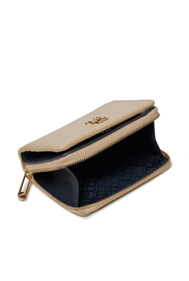Tommy Hilfiger Малък дамски портфейл Iconic Tommy Med Za AW0AW15748 Бял - Mera.bg