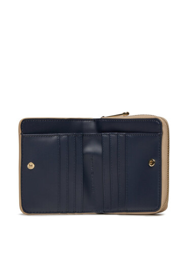 Tommy Hilfiger Малък дамски портфейл Iconic Tommy Med Za AW0AW15748 Бял - Mera.bg