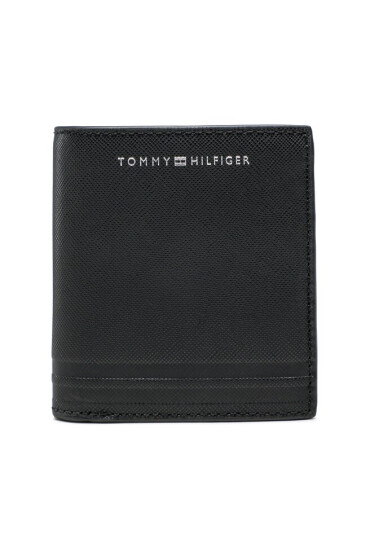 Tommy Hilfiger Малък мъжки портфейл Th Business Leather Trifold AM0AM10984 BDS - Mera.bg