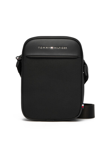 Tommy Hilfiger Мъжка чантичка Th Foundation Mini Reporter AM0AM13624 Черен - Mera.bg