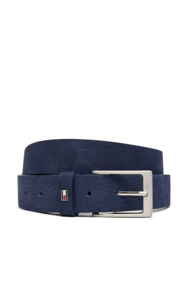 Tommy Hilfiger Мъжки колан Layton 3.5 Nubuck AM0AM13754 Тъмносин - Mera.bg