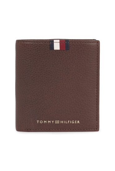 Tommy Hilfiger Мъжки портфейл Th Corp Leather Trifold AM0AM11597 Кафяв - Mera.bg