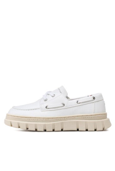 Tommy Hilfiger Обувки Lace-Up Shoe T3X4-32896-1355 M White 100 - Mera.bg