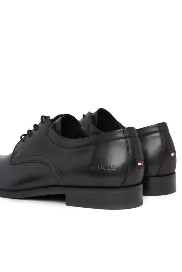 Tommy Hilfiger Обувки Casual Hilfiger Leather Shoe FM0FM05032 Черен - Mera.bg