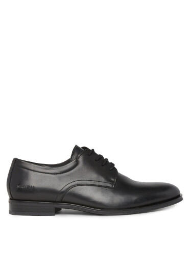 Tommy Hilfiger Обувки Casual Hilfiger Leather Shoe FM0FM05032 Черен - Mera.bg