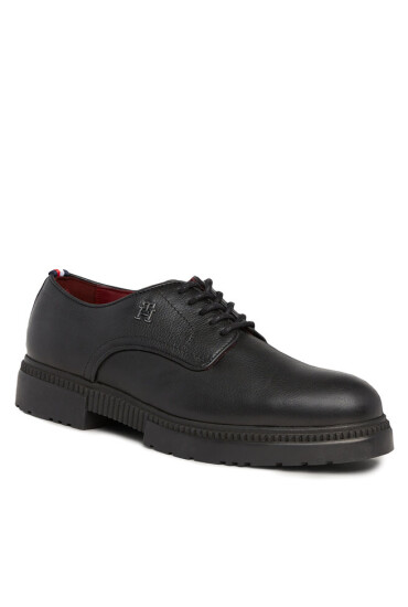 Tommy Hilfiger Обувки Comfort Cleated Termo Lth Shoe FM0FM04647 Черен - Mera.bg