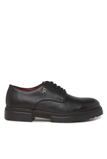 Tommy Hilfiger Обувки Comfort Cleated Termo Lth Shoe FM0FM04647 Черен - Mera.bg