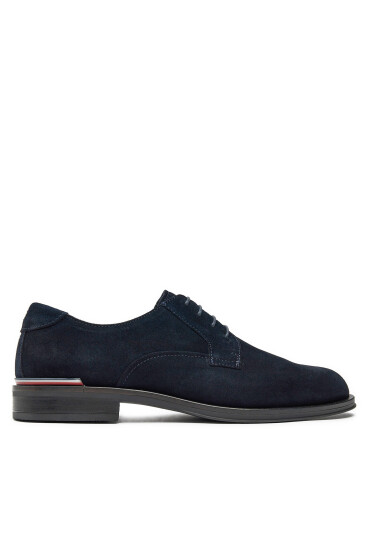 Tommy Hilfiger Обувки Core Rwb Hilfiger Suede Shoe FM0FM04868 Тъмносин - Mera.bg