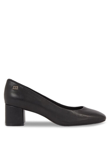 Tommy Hilfiger Обувки на ток Essential Midheel Blocky Pump FW0FW07619 Черен - Mera.bg