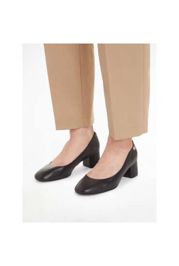 Tommy Hilfiger Обувки на ток Essential Midheel Blocky Pump FW0FW07619 Черен - Mera.bg