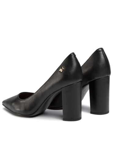 Tommy Hilfiger Обувки Feminine Leather High Heel Pump FW0FW04870 Black BDS - Mera.bg