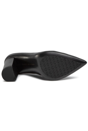 Tommy Hilfiger Обувки Feminine Leather High Heel Pump FW0FW04870 Black BDS - Mera.bg