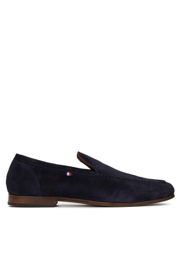 Tommy Hilfiger Обувки Hilfiger Flexible Suede Loafer FM0FM05496 Тъмносин - Mera.bg