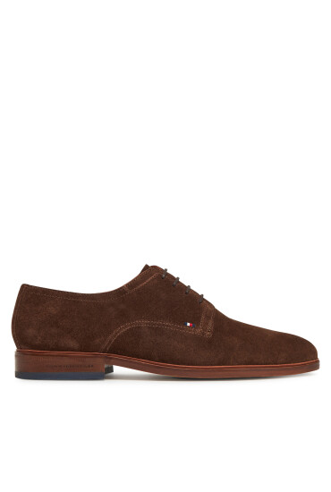 Tommy Hilfiger Обувки Hilfiger Thunit Suede Shoe FM0FM05377 Кафяв - Mera.bg