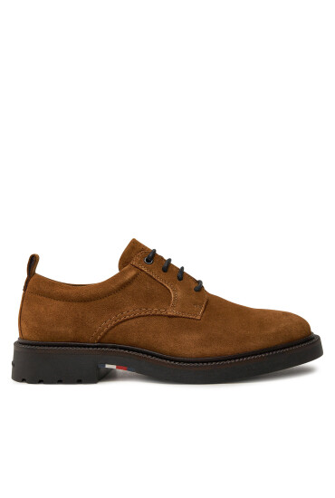 Tommy Hilfiger Обувки Light Hilfiger Lwt Suede Shoe FM0FM05088 Кафяв - Mera.bg