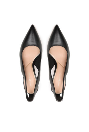 Tommy Hilfiger Обувки на ток Pointy Sling Back FW0FW07350 Black BDS - Mera.bg