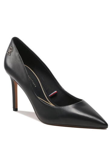 Tommy Hilfiger Обувки на ток Th Pointy Feminine Pump FW0FW07000 Черен - Mera.bg