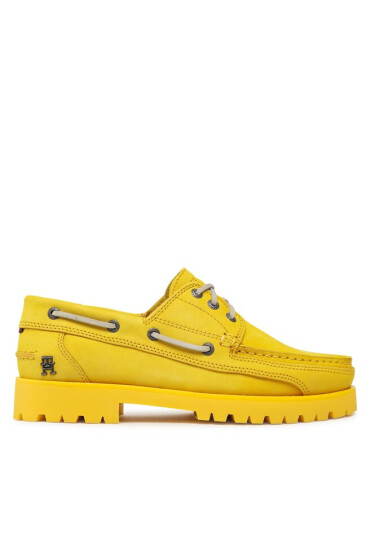 Tommy Hilfiger Обувки Th Boat Shoe Classic Nubuck FM0FM04447 Vivid Yellow ZGS - Mera.bg