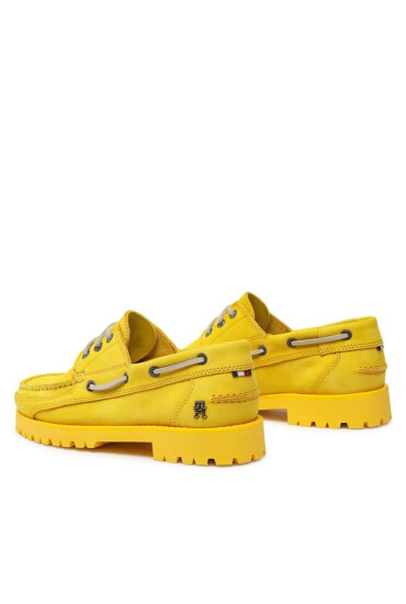 Tommy Hilfiger Обувки Th Boat Shoe Classic Nubuck FM0FM04447 Vivid Yellow ZGS - Mera.bg
