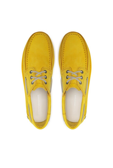Tommy Hilfiger Обувки Th Boat Shoe Classic Nubuck FM0FM04447 Vivid Yellow ZGS - Mera.bg