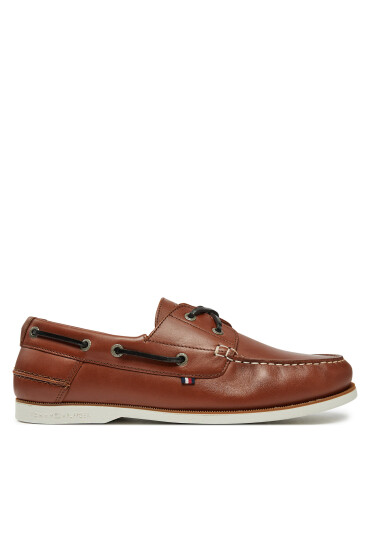 Tommy Hilfiger Обувки Th Boat Shoe Core Lth FM0FM05569 Кафяв - Mera.bg