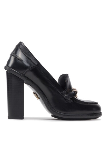 Tommy Hilfiger Обувки на ток Twist High Heel Loafer FW0FW06692 Черен - Mera.bg