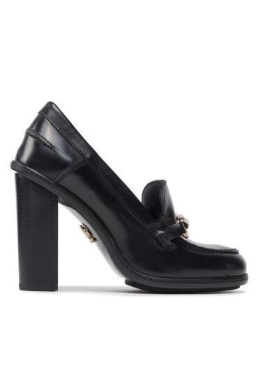 Tommy Hilfiger Обувки на ток Twist High Heel Loafer FW0FW06692 Черен - Mera.bg