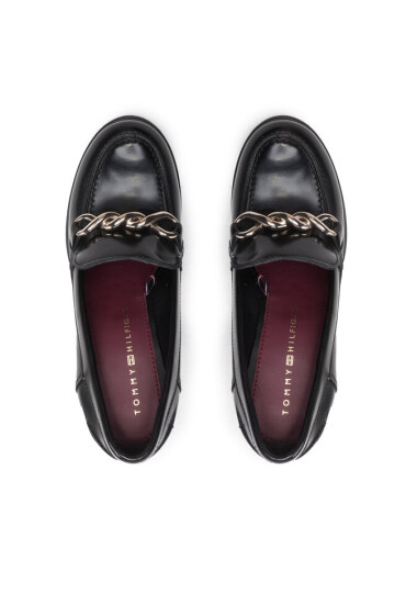 Tommy Hilfiger Обувки на ток Twist High Heel Loafer FW0FW06692 Черен - Mera.bg