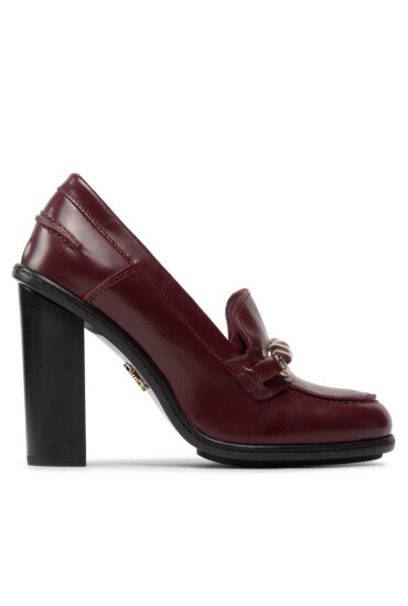 Tommy Hilfiger Обувки Twist High Heel Loafer FW0FW06692 Бордо - Mera.bg