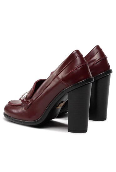 Tommy Hilfiger Обувки Twist High Heel Loafer FW0FW06692 Бордо - Mera.bg