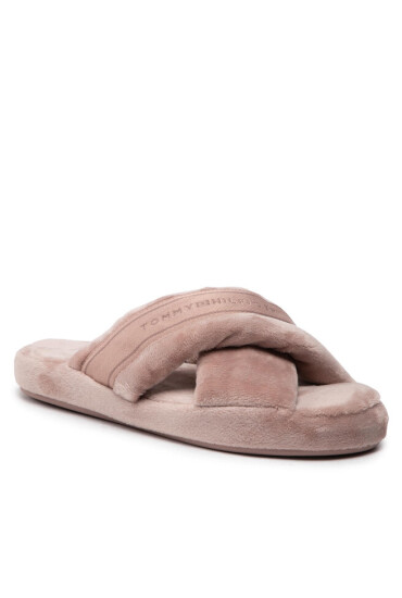 Tommy Hilfiger Пантофи Comfy Home Slippers With Straps FW0FW06587 Balanced Beige AE9 - Mera.bg