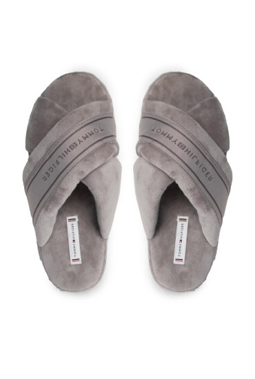 Tommy Hilfiger Пантофи Comfy Home Slippers With Straps FW0FW06587 Сив - Mera.bg