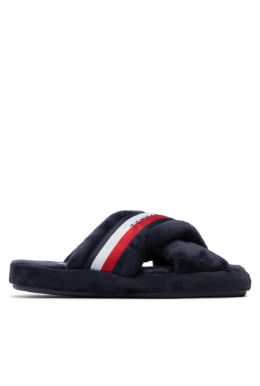 Tommy Hilfiger Пантофи Comfy Home Slippers With Straps FW0FW06587 Тъмносин - Mera.bg
