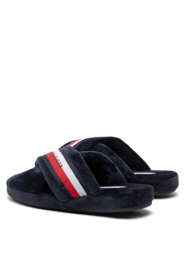 Tommy Hilfiger Пантофи Comfy Home Slippers With Straps FW0FW06587 Тъмносин - Mera.bg