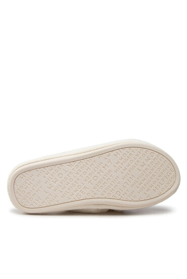 Tommy Hilfiger Пантофи Comfy Home Slippers With Straps FW0FW06888 Ecru YBL - Mera.bg