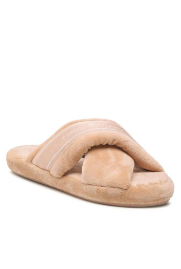 Tommy Hilfiger Пантофи Comfy Home Slippers With Straps FW0FW06888 Бежов - Mera.bg