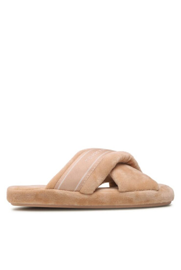 Tommy Hilfiger Пантофи Comfy Home Slippers With Straps FW0FW06888 Бежов - Mera.bg