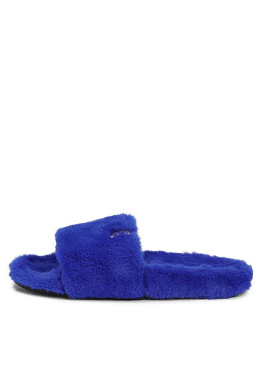 Tommy Hilfiger Пантофи Fur Home Slipper Slide FW0FW07663 Ultra Blue C66 - Mera.bg