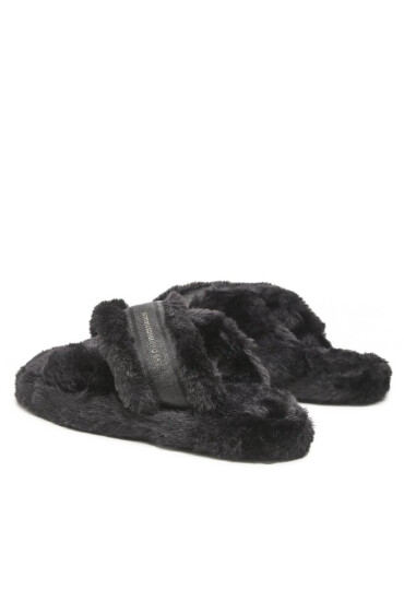Tommy Hilfiger Пантофи Fur Home Slippers Wiht Straps FW0FW06889 Черен - Mera.bg