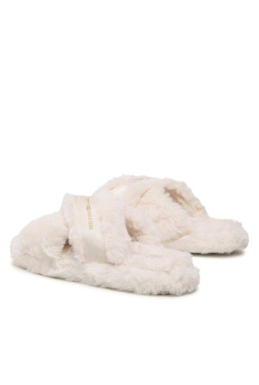 Tommy Hilfiger Пантофи Fur Home Slippers Wiht Straps FW0FW06889 Бежов - Mera.bg