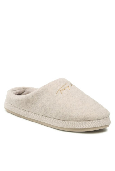 Tommy Hilfiger Пантофи Home Slipper Felt FW0FW06715 Beige Heather ADK - Mera.bg